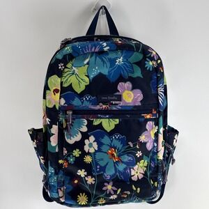 Vera Bradley Lighten Up Grand Firefly Garden Floral - Water Resistant Backpack
